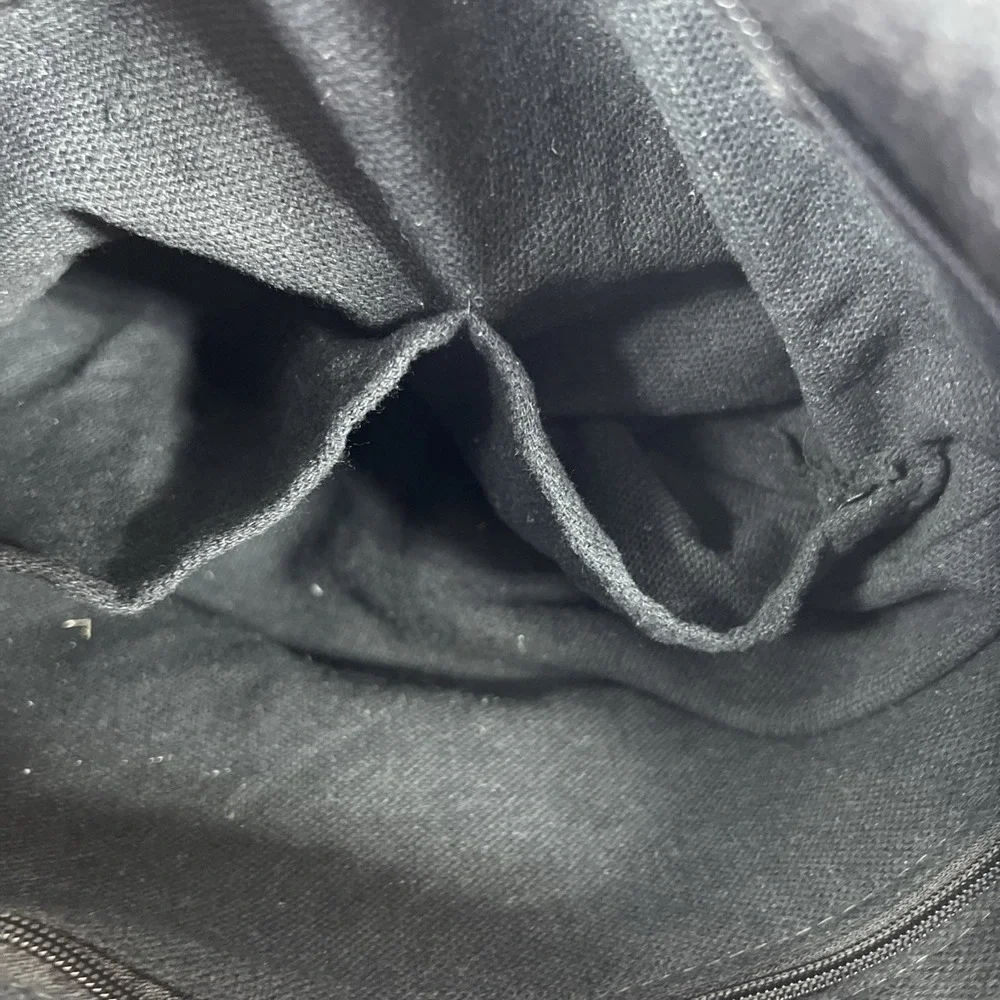 Tribe Azure Handcrafted Fair Trade Large Black‎ 100% Cotton Hobo Hippie Boho Bag